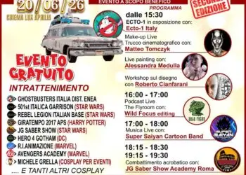 “Il Cinema nel Cinema” — Cinema Lux di Aprilia, 20 giugno 2026