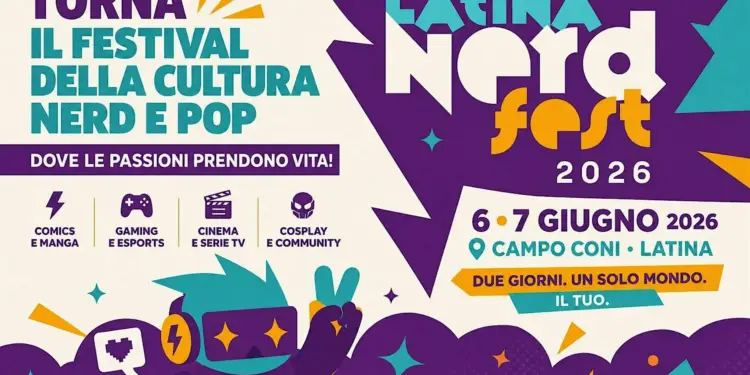 Latina Nerd Fest 2026: il weekend in cui la nostra città diventa la capitale della cultura pop e nerd