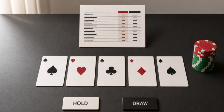 Video poker: come leggere paytable e comandi hold/draw su Pawnbet