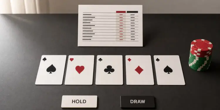 Video poker: come leggere paytable e comandi hold/draw su Pawnbet