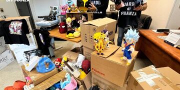 Blitz della Guardia di Finanza a Latina: maxi sequestro da 4,6 milioni di articoli illegali e 28 denunce