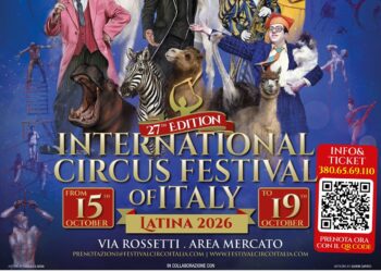 Latina, al via il Festival Internazionale del Circo: 23 esibizioni da 14 Paesi